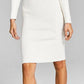 And Now This Women's Chain Cutout Sweater Dress White Size X-Small