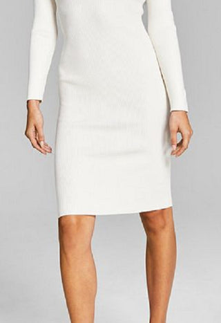 And Now This Women's Chain Cutout Sweater Dress White Size X-Small