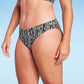 Kona Sol Women's Medium Coverage Hipster Bikini Bottom Black Size L