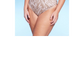 Wild Fable Women's Ribbed High Leg Cheeky High Waist Bikini Bottom Tan Animal Print Size 3X