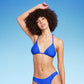 Wild Fable Women's Cobalt Blue Triangle Bikini Top Size XS