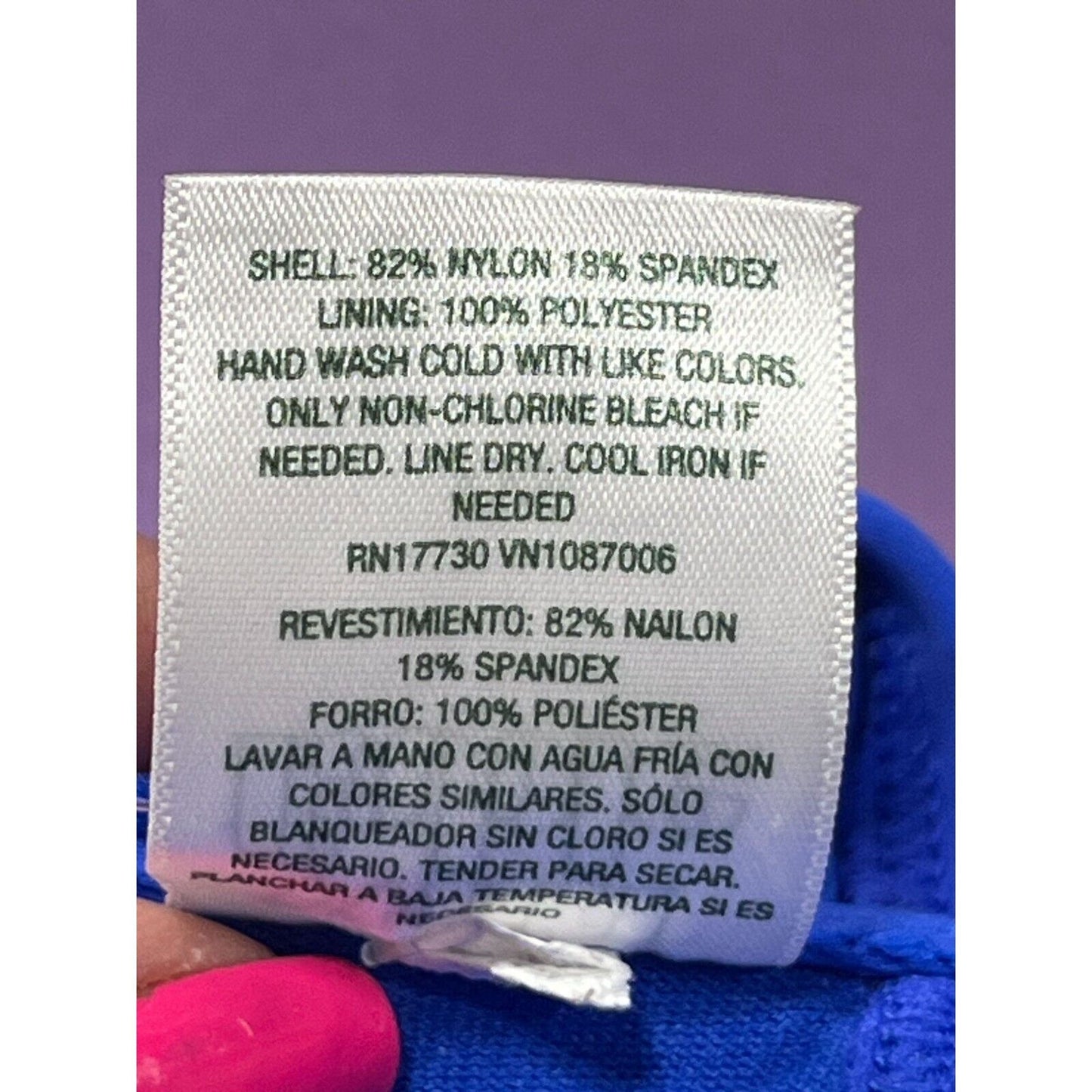 Wild Fable Women's Bikini Top Cobalt Blue Size XXS