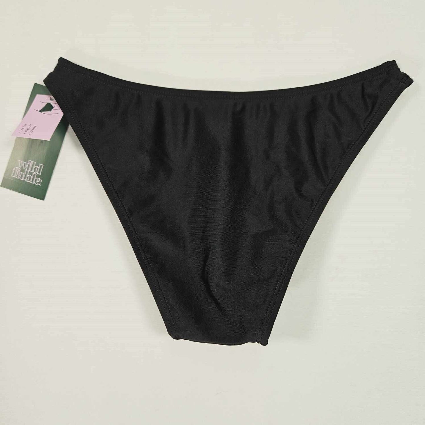 Wild Fable Black Women's Cheeky High Waist Bikini Bottom Size XXS
