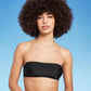 Wild Fable Women's Black Bandeau Bikini Top - Pull Over XS