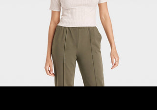 A New Day Women's Mock Turtleneck Ribbed Sweater Oatmeal Size M