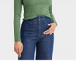 Green Women's Rib Turtleneck Sweater Universal Thread Size S