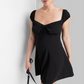 Wild Fable Black Skater Dress Women's Cap Sleeve & Fit Flare Mini Size Medium
