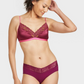 Auden Berry Purple Cotton Hipster Underwear with Lace Waistband - Women's Size S'