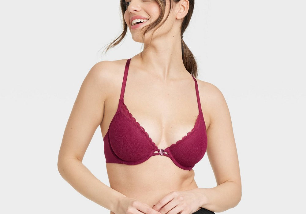 Auden Pink Racerback Bra Women's Lightly Lined Size 38D