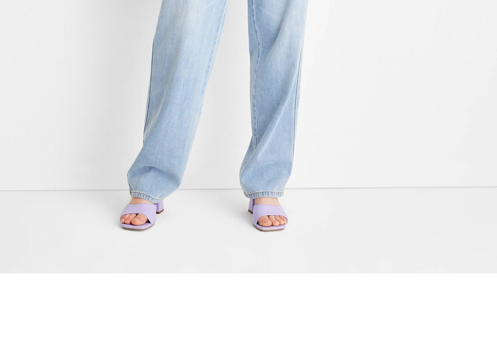 Future Collective Women's Mid-Rise Baggy Fit Jeans - Alani Noelle Blue Size 10