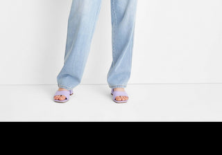 Future Collective Women's Mid-Rise Baggy Fit Jeans - Alani Noelle Blue Size 10