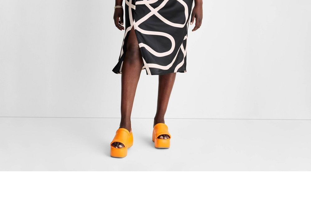 Future Collective Women's One Shoulder Slit Midi Dress - Abstract Black/White XXL by Alani Noelle