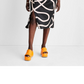 Future Collective Women's One Shoulder Slit Midi Dress - Abstract Black/White XXL by Alani Noelle