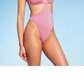 Wild Fable Pink Lurex One Piece Swimsuit - Women's Cut Out, Size S