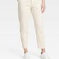 A New Day Slim Fit High-Rise Women's Chino Pants Cream Size 10