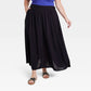 Ava & Viv Women's Black Maxi Skirt Size XXL