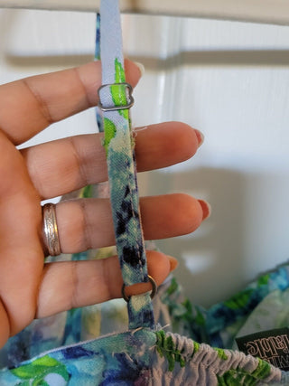 Wild Fable Women's XS Blue Floral Linen Slip Dress