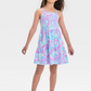Girls XL Tank Dress by Cat & Jack in Blue Tie-Dye