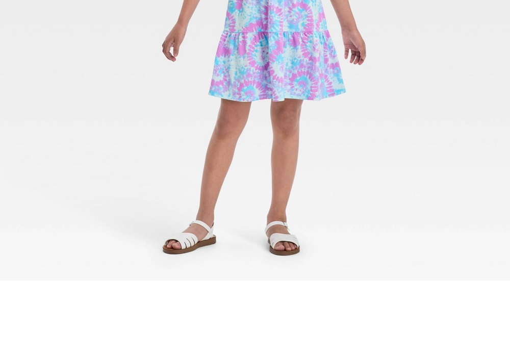 Girls XL Tank Dress by Cat & Jack in Blue Tie-Dye