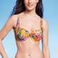 Shade & Shore Lightly Lined Ruffle Bikini Top - Women's Orange 36B