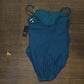 Aqua Green UPF 50 Women's One Piece Swimsuit Size M