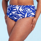 Kona Sol Women's 3X Blue High Waist Bikini Bottom