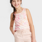 Cat & Jack Girls Relaxed Fit Tank Top - Cream Size M