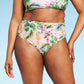 Kona Sol Women's L Size Light Pink Floral Bikini Bottom