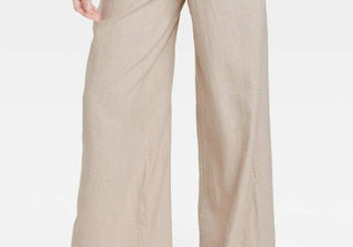 A New Day High-Rise Linen Pants Beige Size M