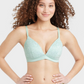 Green Auden Lace Wirefree Plunge Bra for Women Size 38D