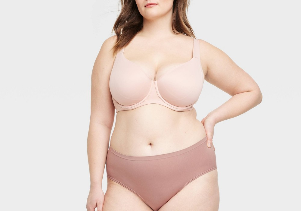 Auden Women's Seamless Hipster Underwear Purple Size XXL