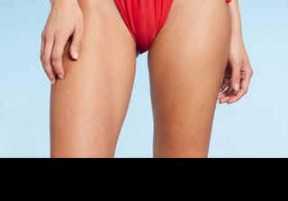 Wild Fable Women's Red Side-Tie Bikini Bottom Size S