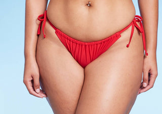 Wild Fable Red Side-Tie Adjustable Women's Bikini Bottom Size XL