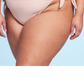 Wild Fable Women's High Leg Bikini Bottom Brown 2X with Side Tie
