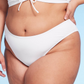 Wild Fable White Women's Bikini Bottom Scoop Front Ultra High Leg Cheeky Size 2X