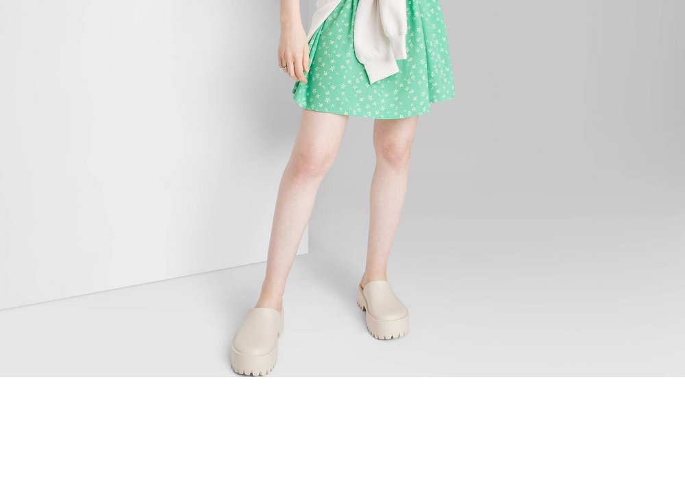 Wild Fable Women's Mint Green Floral Babydoll Dress - Sleeveless Size S