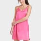 Stars Above Women's Pink Satin NightGown Size L