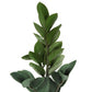 20" Tall Artificial ZZ Plant in Grey Cement Pot