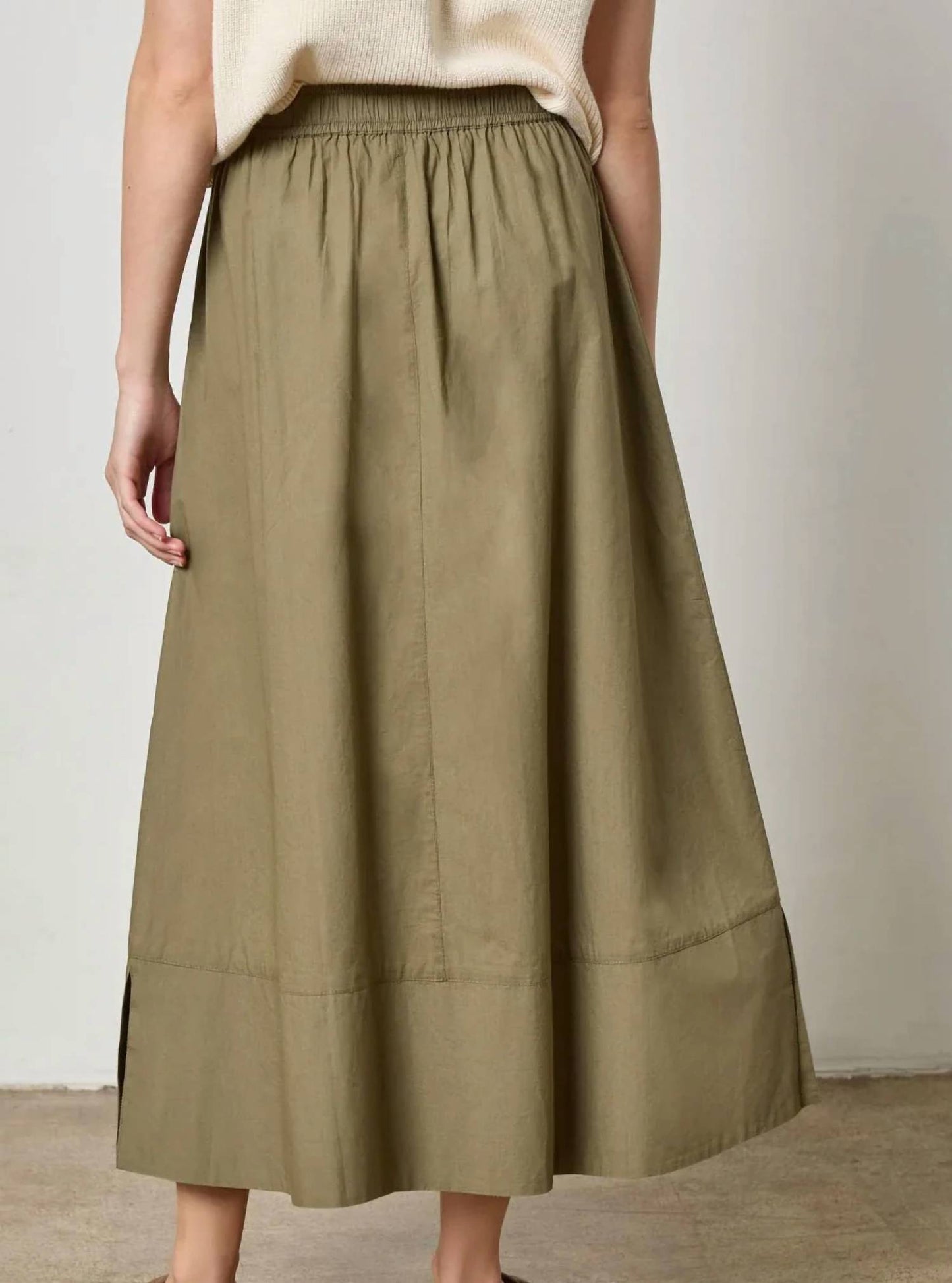 Lilla P - Long Poplin Skirt