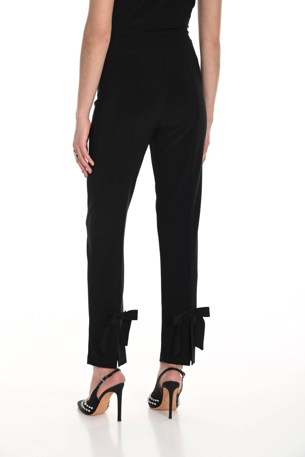 Frank Lyman - Frank Lyman Black Straight Pull-On Pants