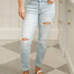Judy Blue - Super Light Destroyed Boyfriend Jeans