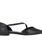 Calvin Klein Women's Sannie D'orsay Pointed Toe Flat Black Size 8.5 M