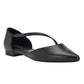Calvin Klein Women's Sannie D'orsay Pointed Toe Flat Black Size 8.5 M