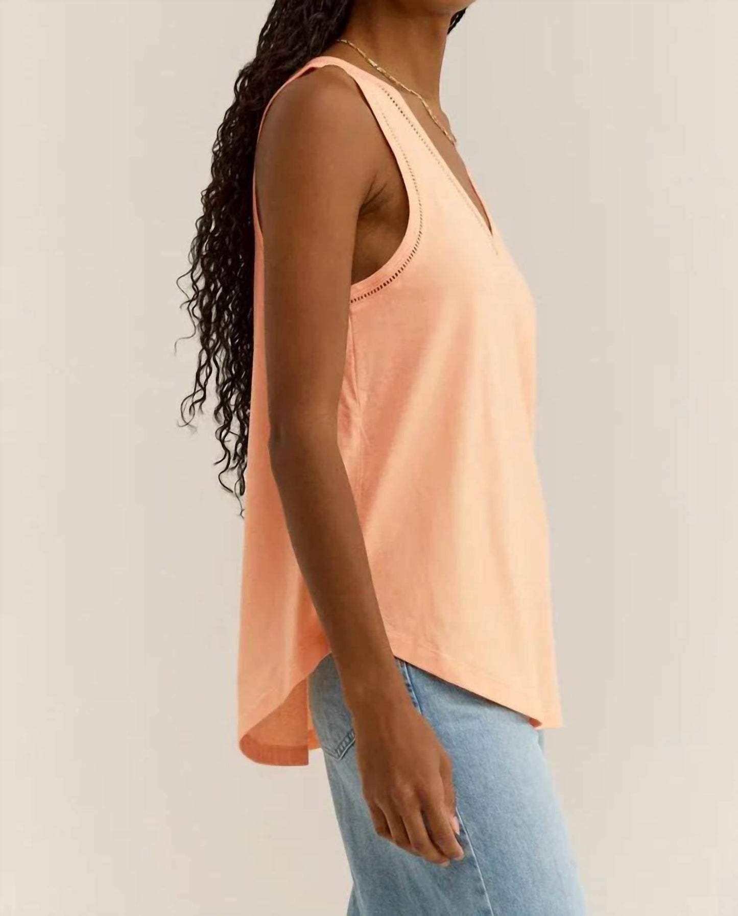 Z Supply - Vagabond Lace Trim Tank
