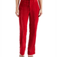 Steve Madden Mercer Crushed Velvet Pants Red