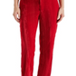 Steve Madden Mercer Crushed Velvet Pants Red