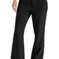 Steve Madden Waverly Sequin Stripe Kick Flare Pants Black