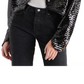 Steve Madden Juliet Cropped Piano Sequin Bolero Black