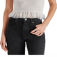 Steve Madden Rhiannon Smocked Tulle Top White