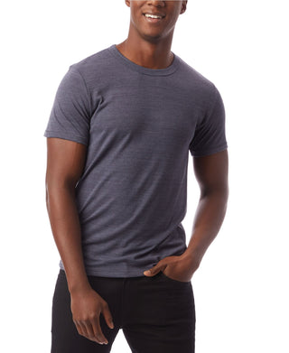 Alternative Apparel Men's Eco-Jersey Crew T-Shirt Blue Size XL